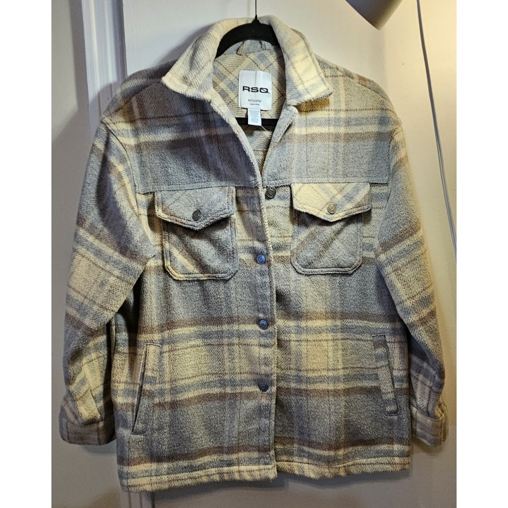 RSQ -WOMEN'S Flanne Coat Size X-Small Vintage Very Nice Heavy Duty